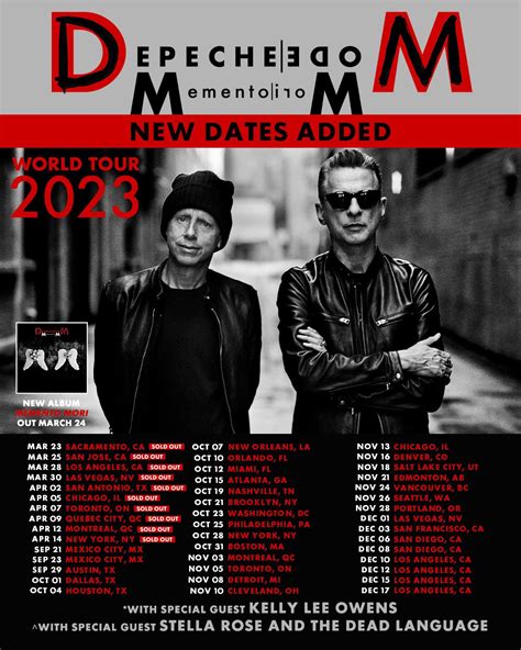 depeche mode tour 2023 schedule